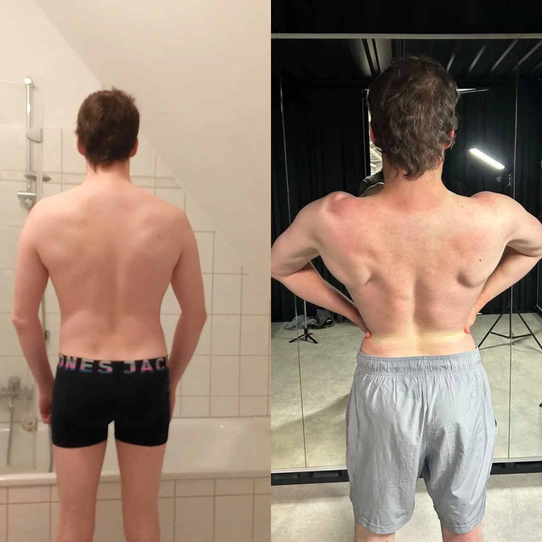 Weitere Vorher-Nachher-Ansicht derselben Transformation